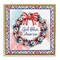 Stupell Industries God Bless America Wreath Floating Frame, design by Nicole DeCamp